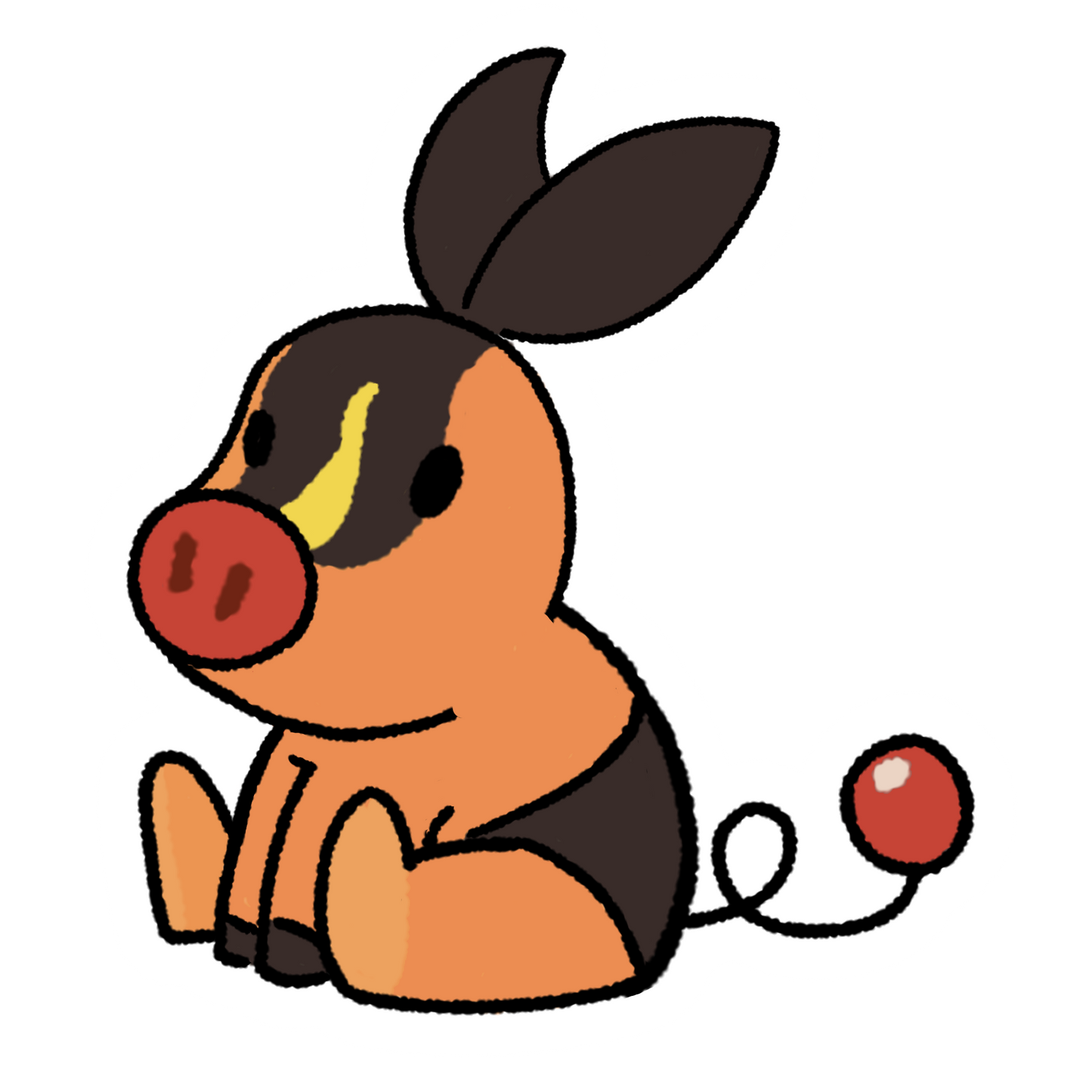 Polite Tepig Sticker