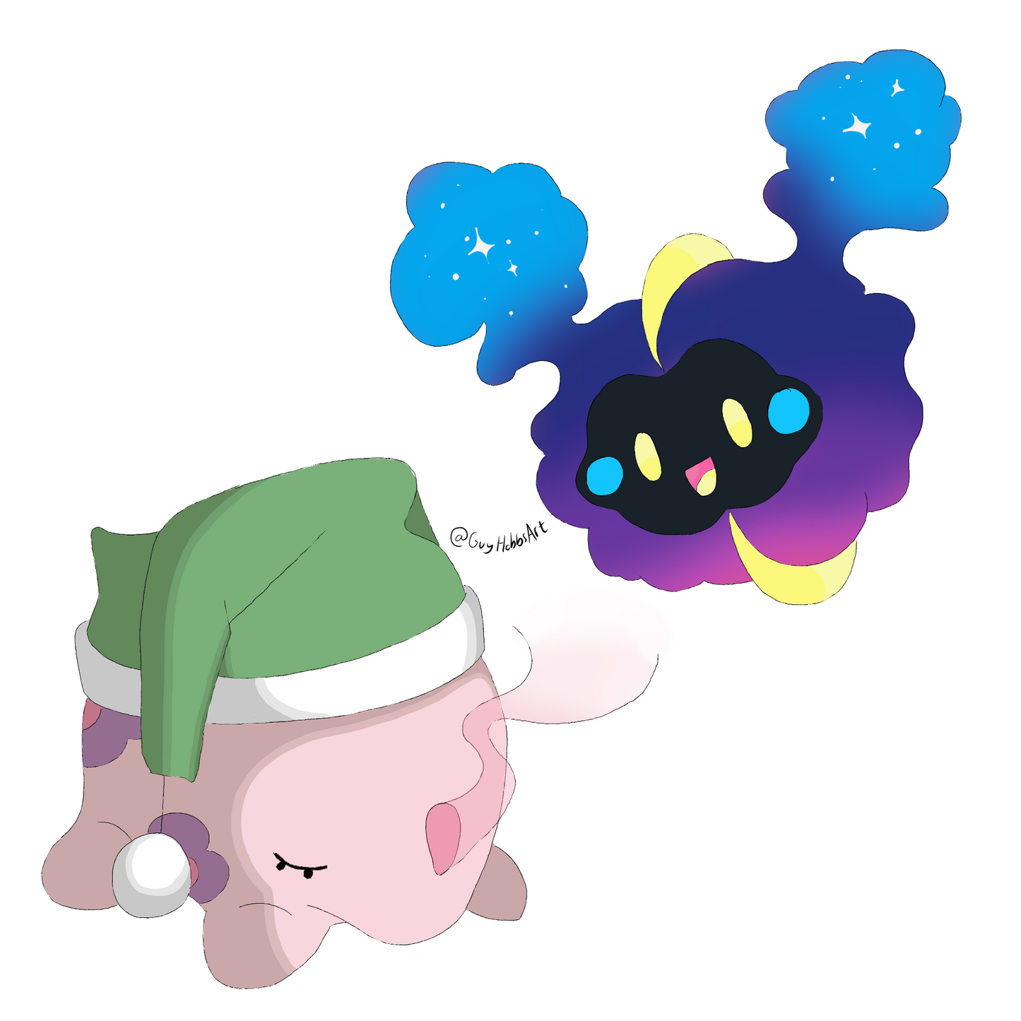 Munna and Cosmog Sticker