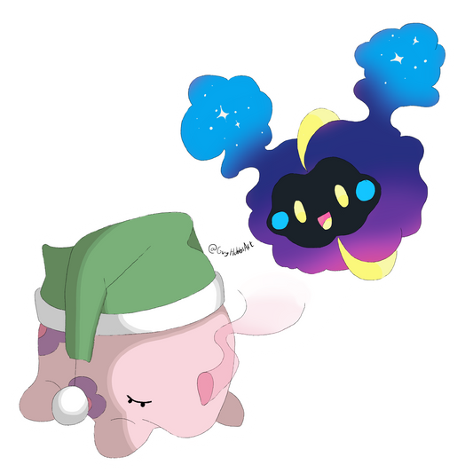 Munna and Cosmog Sticker