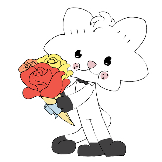 Scrunkle Flowers Sticker