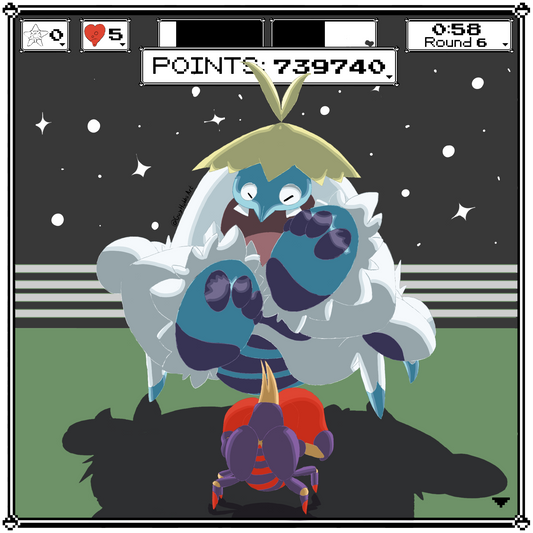 Crabrawler Punchout sticker