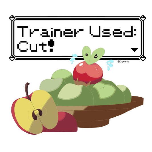 Applin Scared Sticker